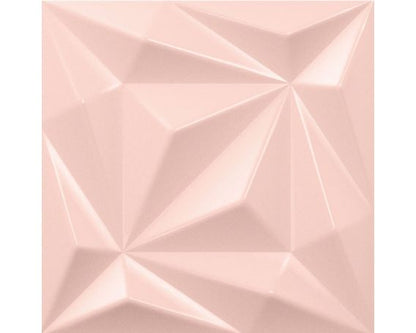 Pink 3D Feature Wall Tile 150mm x 150mm - Honor | Tiles360