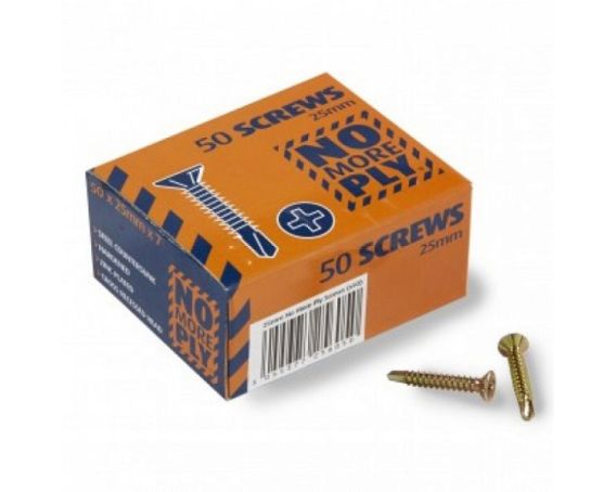 No More Ply Screws 25mm (box of 50) | Tiles360