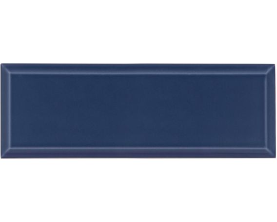 Bevelled Metro Wall Tile 98mm x 298mm in Dark Blue- Paris Metro Range 