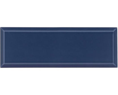 Bevelled Metro Wall Tile 98mm x 298mm in Dark Blue- Paris Metro Range 