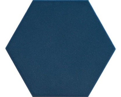 Blue Hexagon 198mm x 228mm Wall and Floor Tiles - Regent Range | Tiles360