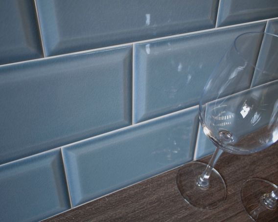 Blue Metro Wall Tile Crackle Glaze – Rustico Range |Tiles360 