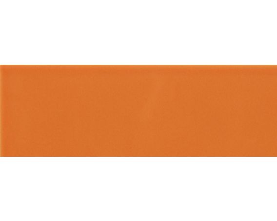 Flat-Faced Brick-shaped Wall Tiles in Orange Gloss - Sonic Range | Tiles360